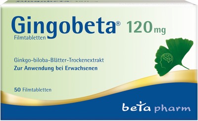 Gingobeta 120 mg Filmtabletten 50 St Filmtabletten