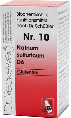 BIOCHEMIE 10 Natrium sulfuricum D 6 Tabletten 200 St Tabletten