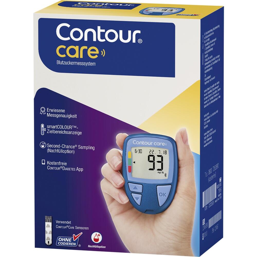 Contour Care Set Blutzuckermesssystem mg/dl 1 Packung