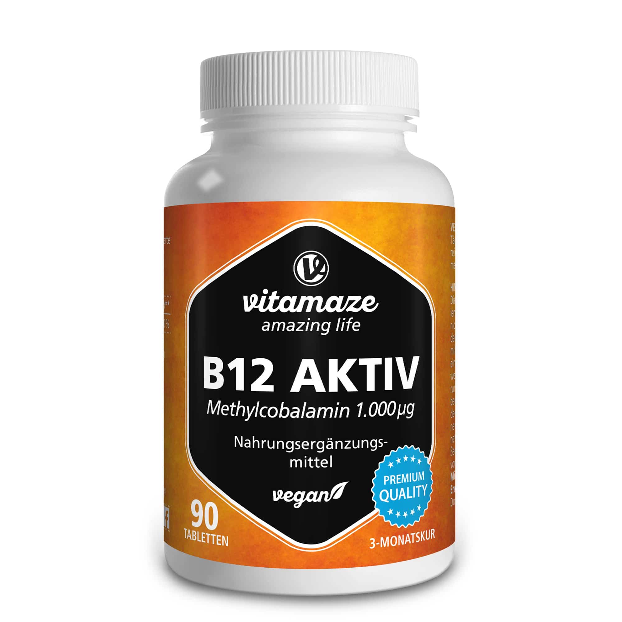 vitamaze B12 AKTIV 1.000 µg 90 St Tabletten