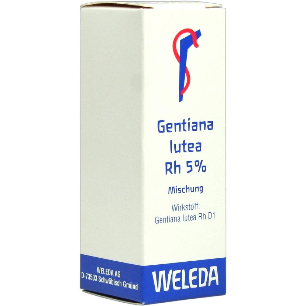 WELEDA GENTIANA LUTEA RH Presssaft 5% Dilution 20 ml Mischung