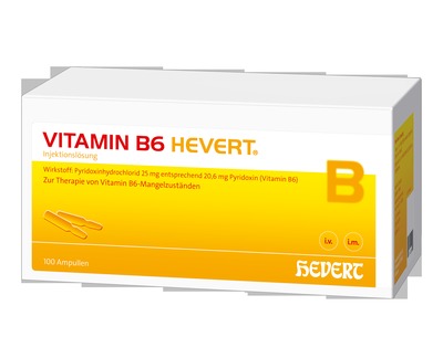 VITAMIN B6 HEVERT 100X2 ml Ampullen