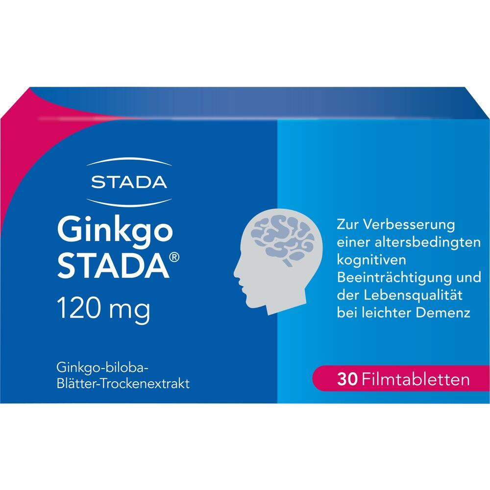 Ginkgo STADA 120mg - 2x 15 €-Aktion*  30 St Filmtabletten