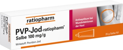 PVP JOD ratiopharm Salbe 25 g Salbe