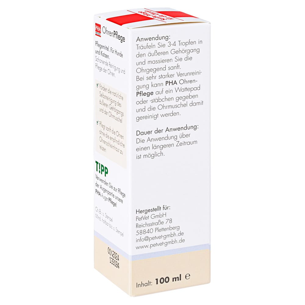 PHA OhrenPflege Tropfen für Hunde 100 ml Tropfen