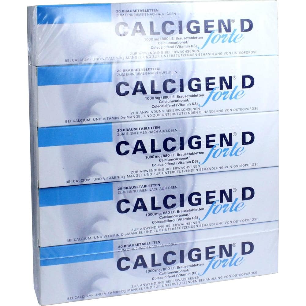 CALCIGEN D forte 1000mg/880 I.E. 100 St Brausetabletten
