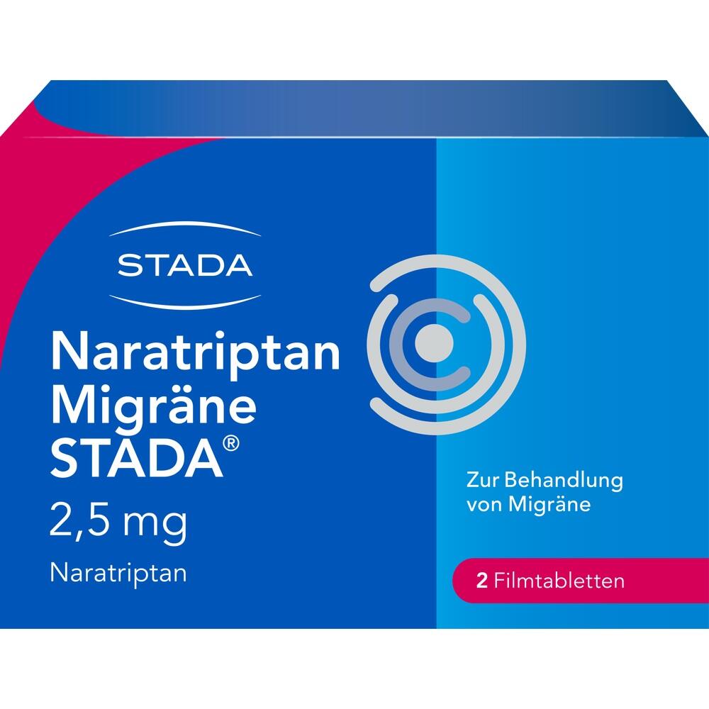 Naratriptan Migräne STADA 2,5 mg 2 St Filmtabletten
