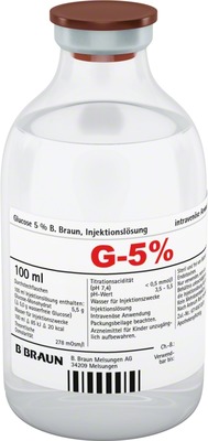 GLUCOSE 5% B.Braun Mini Plasco connect Inj.-Lsg. 20X10 ml Injektionslösung