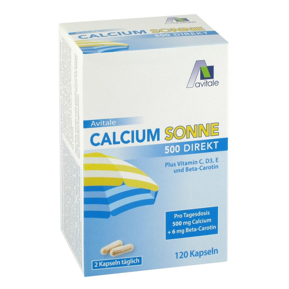 Avitale CALCIUM SONNE 500 DIREKT 120 St Kapseln