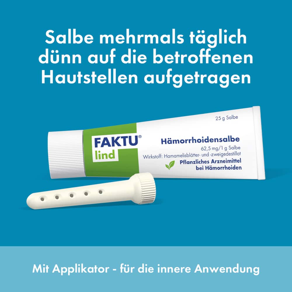 FAKTU lind Hämorrhoidensalbe 50 g Salbe