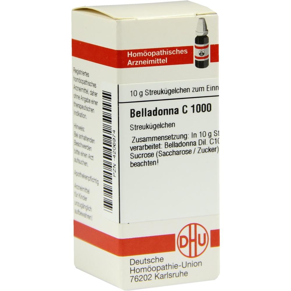 BELLADONNA C 1000 Globuli 10 g Globuli