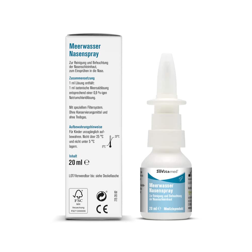 sovita Meerwasser Nasenspray 20 ml Dosierspray
