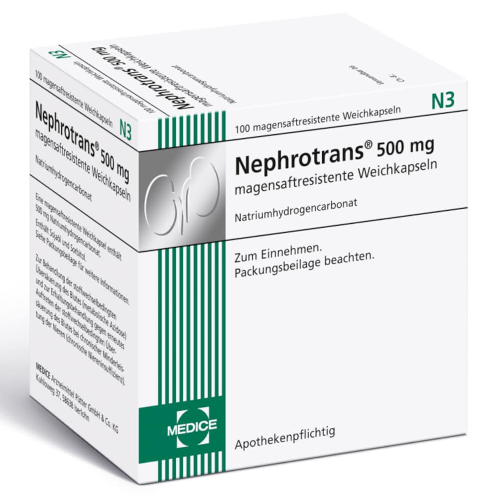 Nephrotrans 500mg 100 St Kapseln magensaftresistent