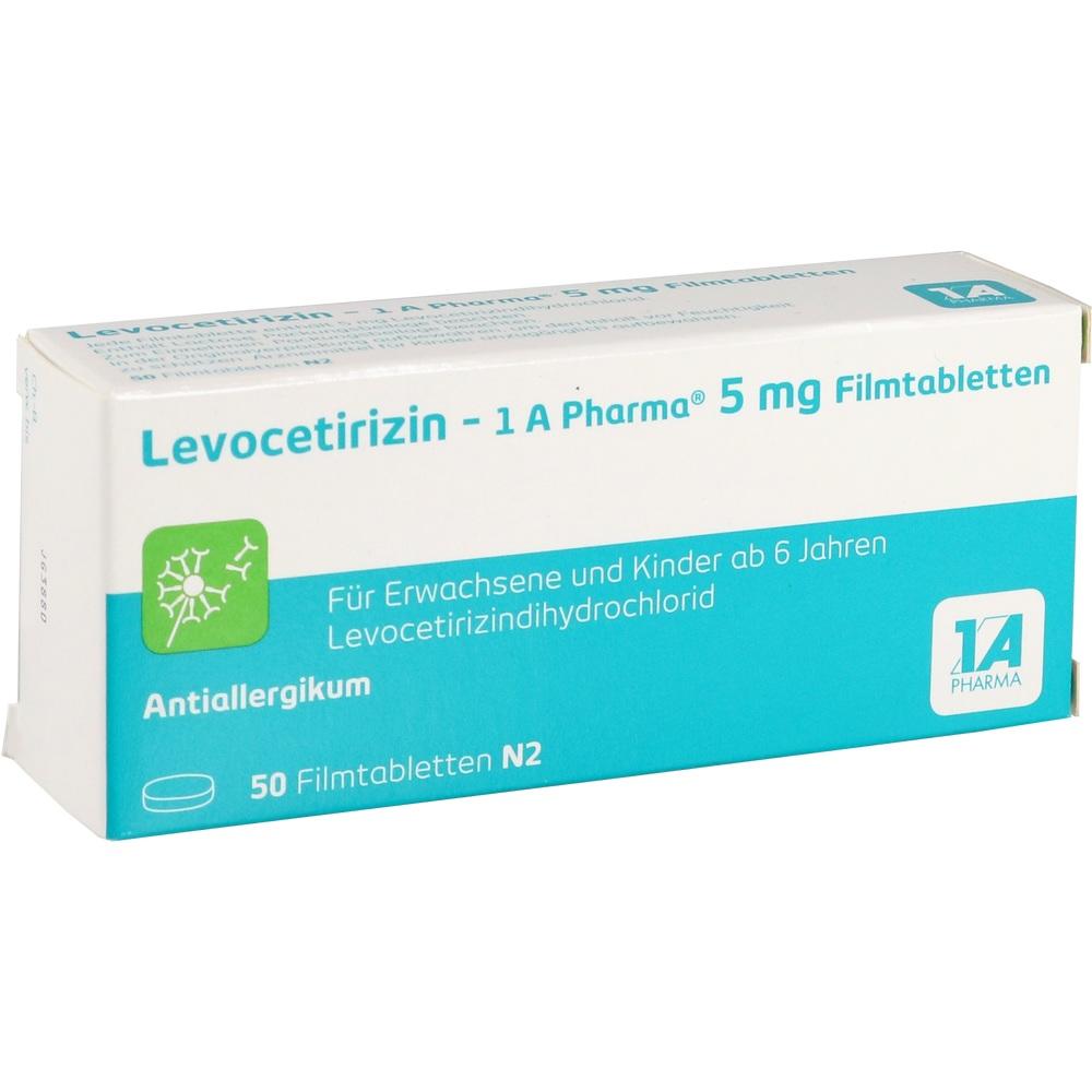 Levocetirizin-1a Pharma 5 mg  50 St Filmtabletten