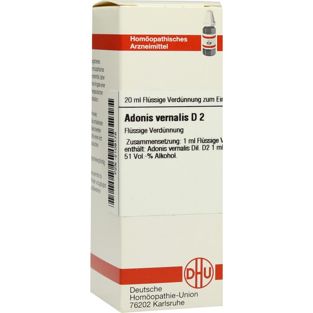 ADONIS VERNALIS D 2 Dilution 20 ml Dilution