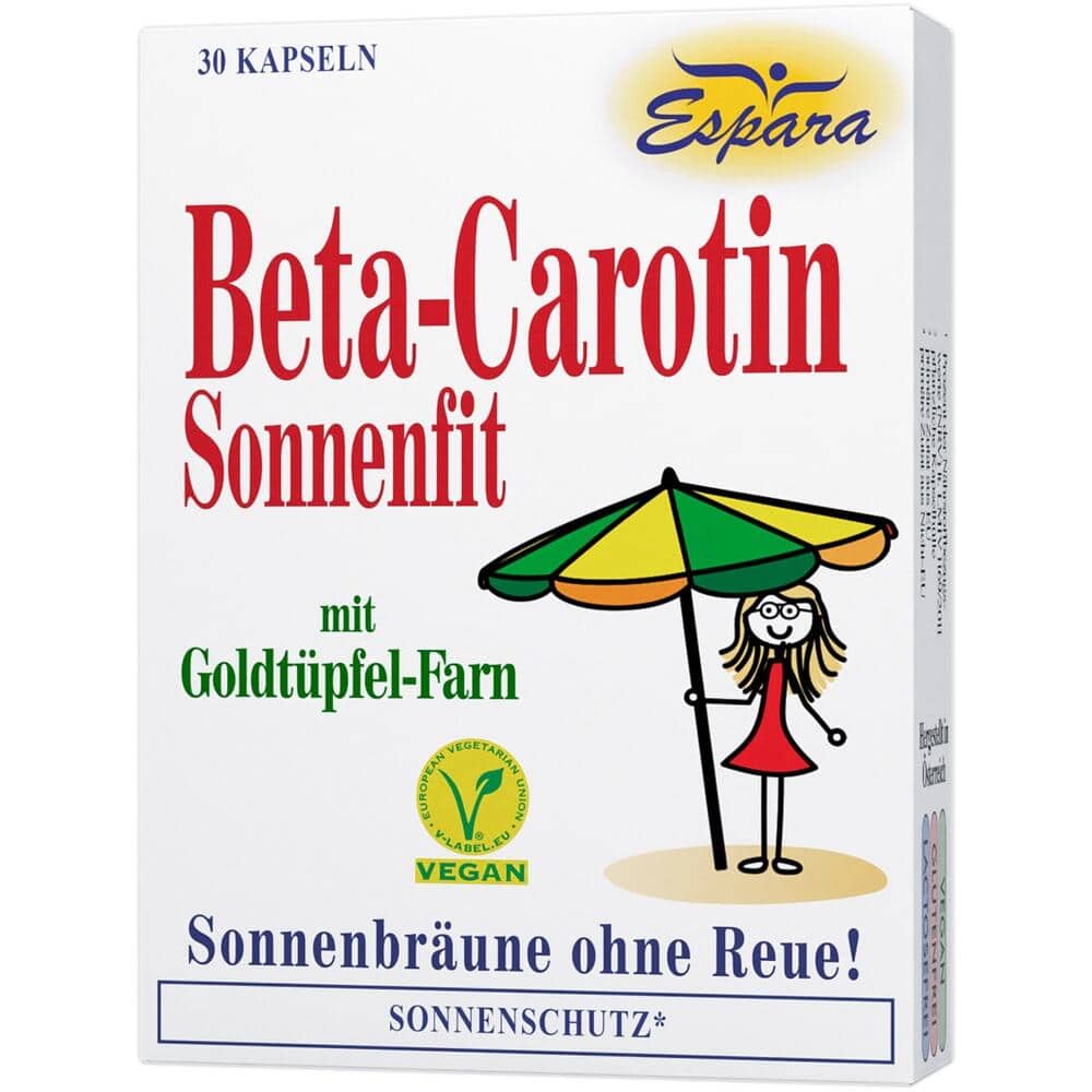 Espara Beta-Carotin Sonnenfit 30 St Kapseln