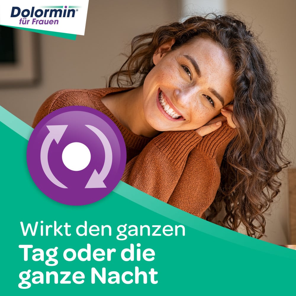 Dolormin für Frauen bei Regelschmerzen mit Naproxen