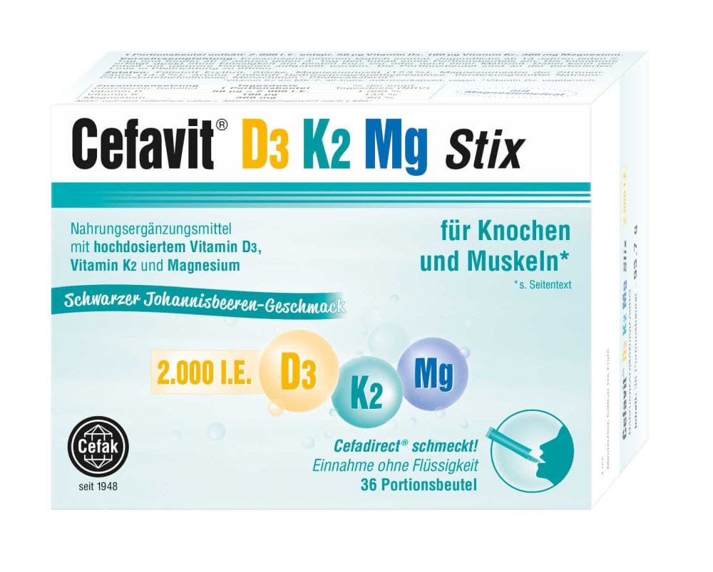 Cefavit D3 K2 Mg Stix  36 St Granulat