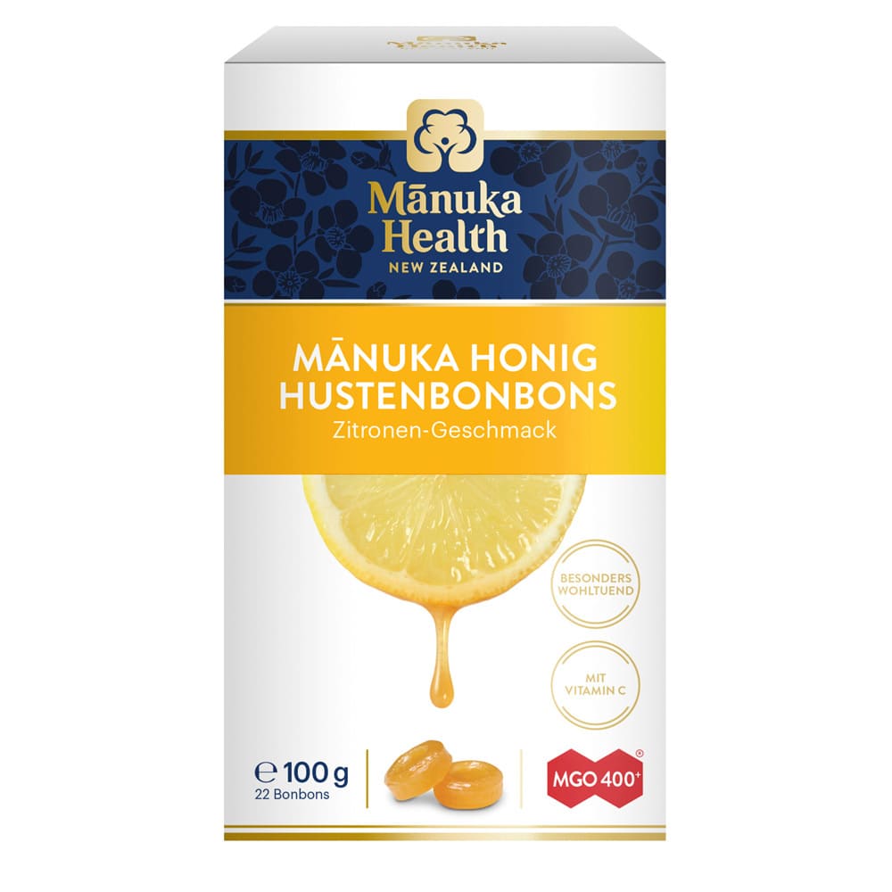 Manuka Health MANUKA HONIG HUSTENBONBONS Zitrone 100 g Bonbons