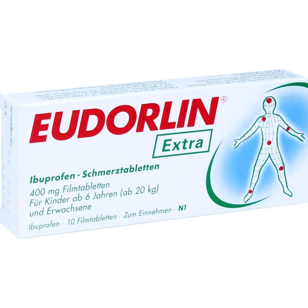 EUDORLIN Extra Ibuprofen-Schmerztabletten 10 St Filmtabletten