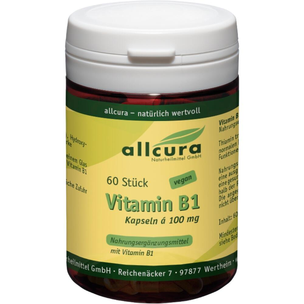 Vitamin B1 100 mg 60 St Kapseln