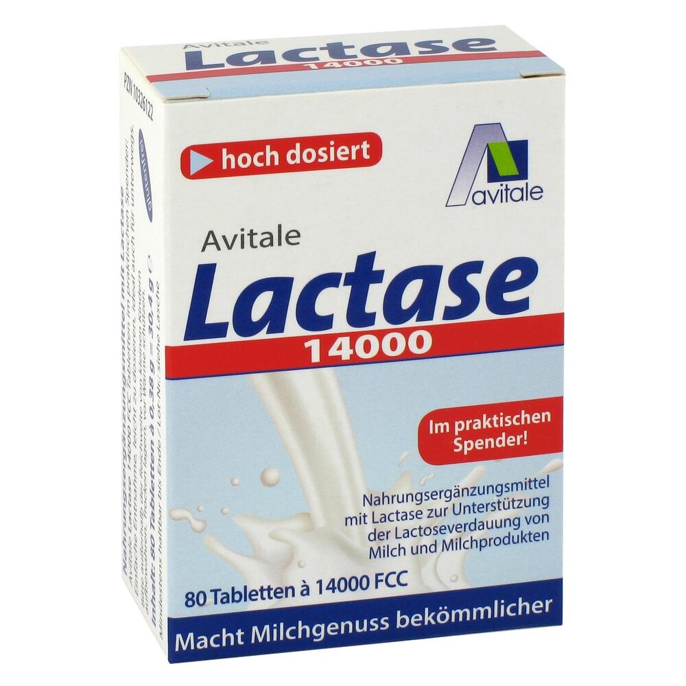 Avitale Lactase 14000 FCC 80 St Tabletten