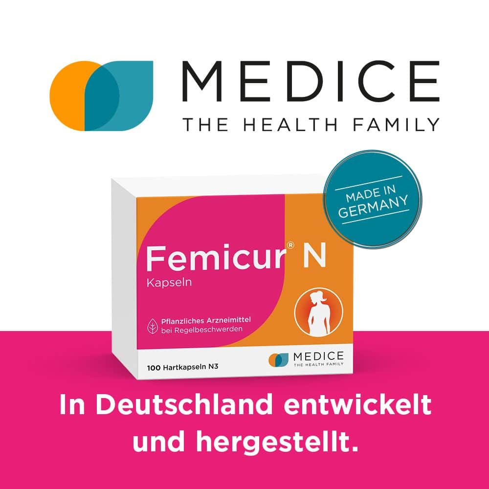 Femicur N Kapseln bei Regelbeschwerden 100 St Hartkapseln