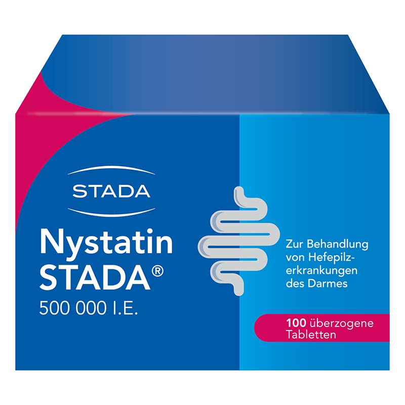 Nystatin STADA 500000 I.E. 100 St Überzogene Tabletten