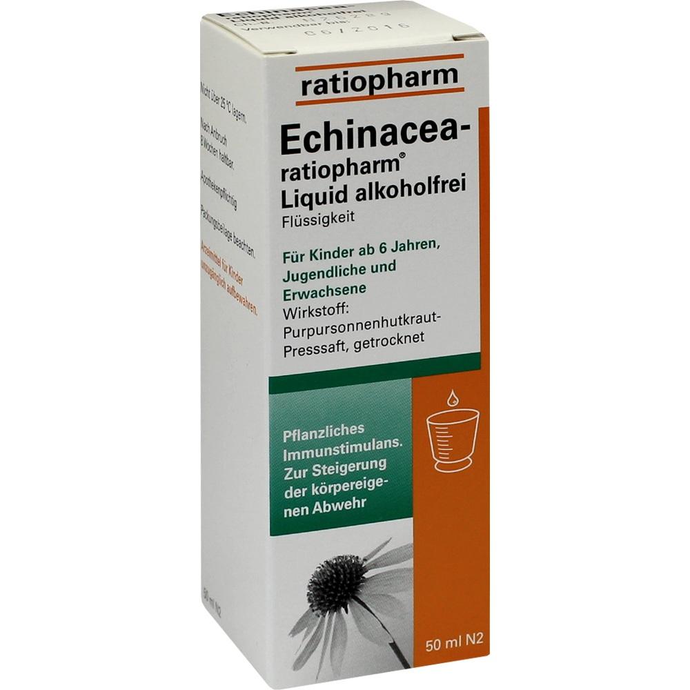Echinacea-ratiopharm Liquid alkoholfrei 50 ml Lösung zum Einnehmen