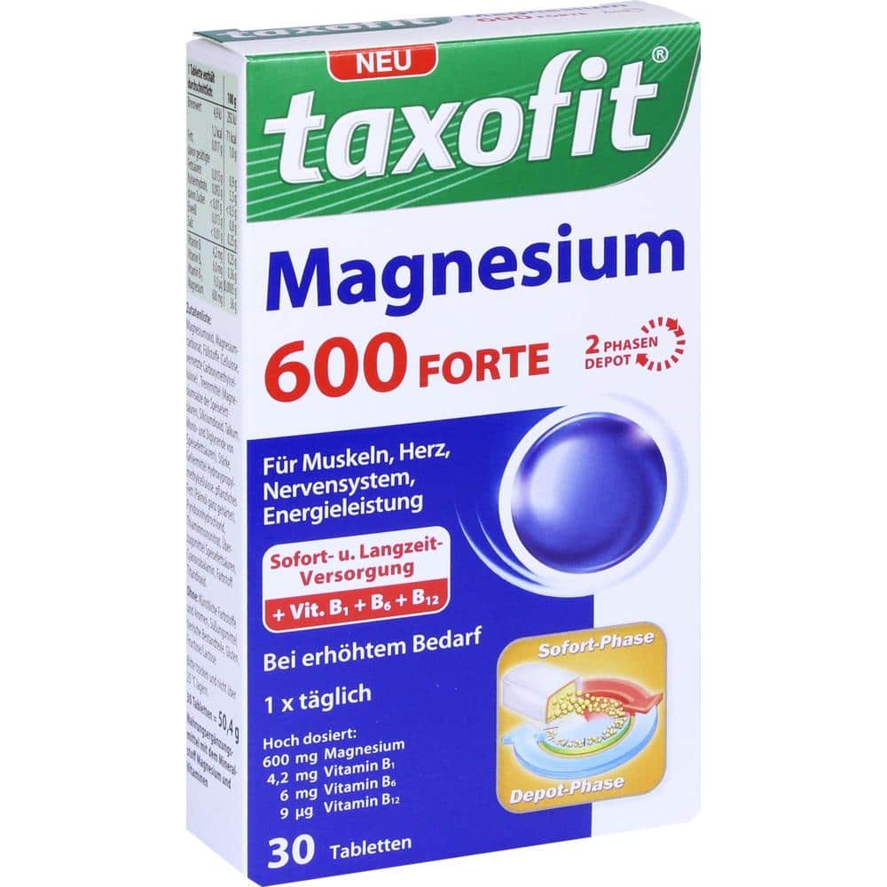 taxofit MAGNESIUM 600 forte 30 St Tabletten