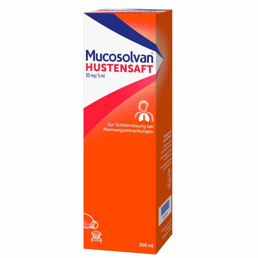 Mucosolvan HUSTENSAFT 30 mg/5 ml 250 ml Lösung zum Einnehmen