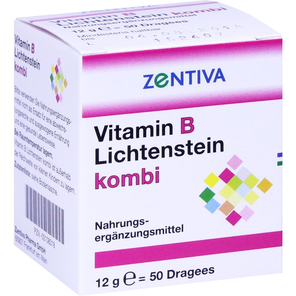 VITAMIN B Lichtenstein Kombi Dragees 50 St Dragees
