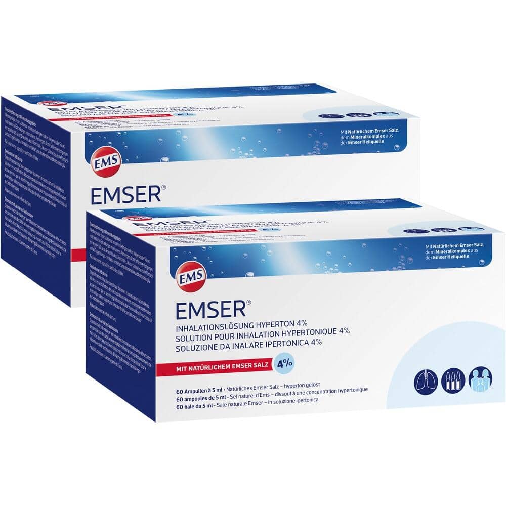 EMSER Inhalationslösung Hyperton 4% 120X5 ml Inhalationsampullen