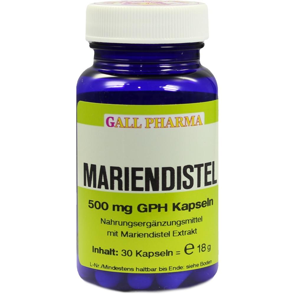 MARIENDISTEL 500 mg GPH Kapseln 30 St Kapseln