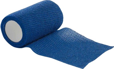 DRACOELFI haft color Fixierbinde 4 cmx4 m blau 1 St Binden