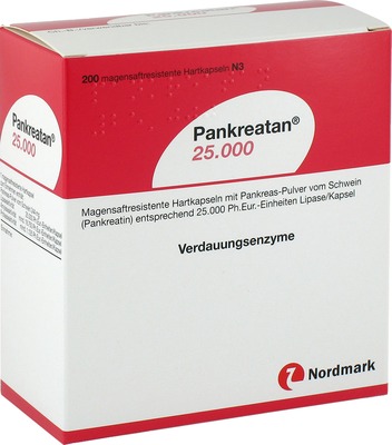 Pankreatan 25000 200 St Magensaftresistente Hartkapseln