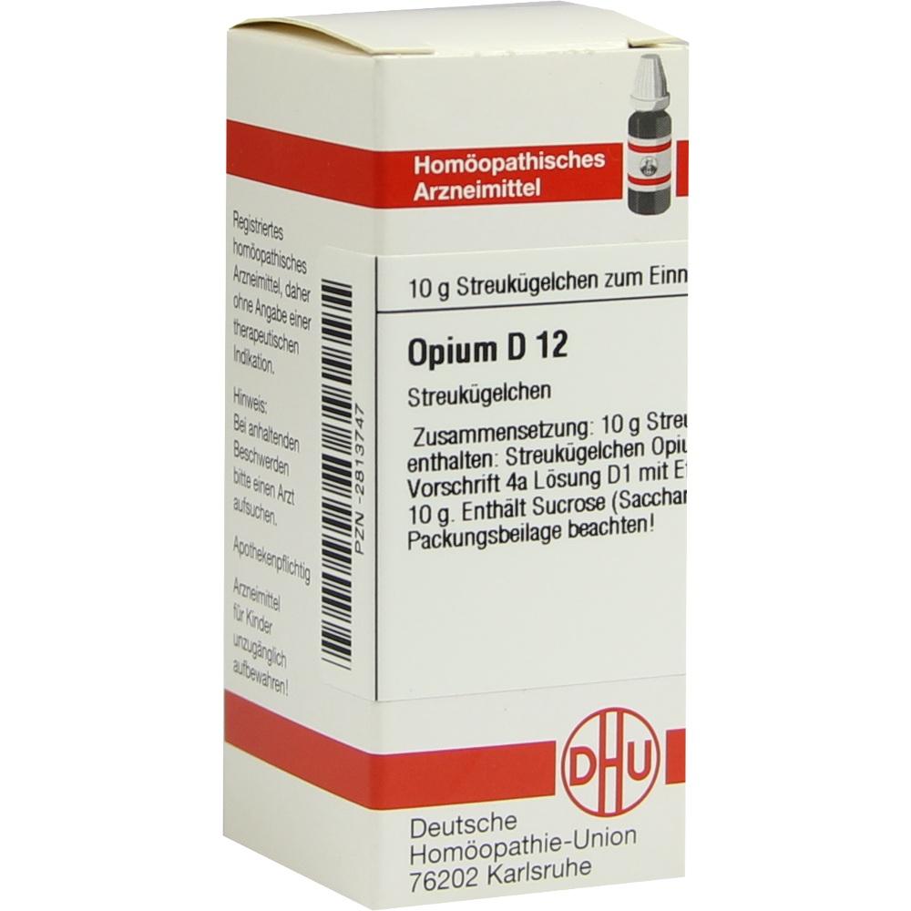 OPIUM D 12 Globuli 10 g Globuli