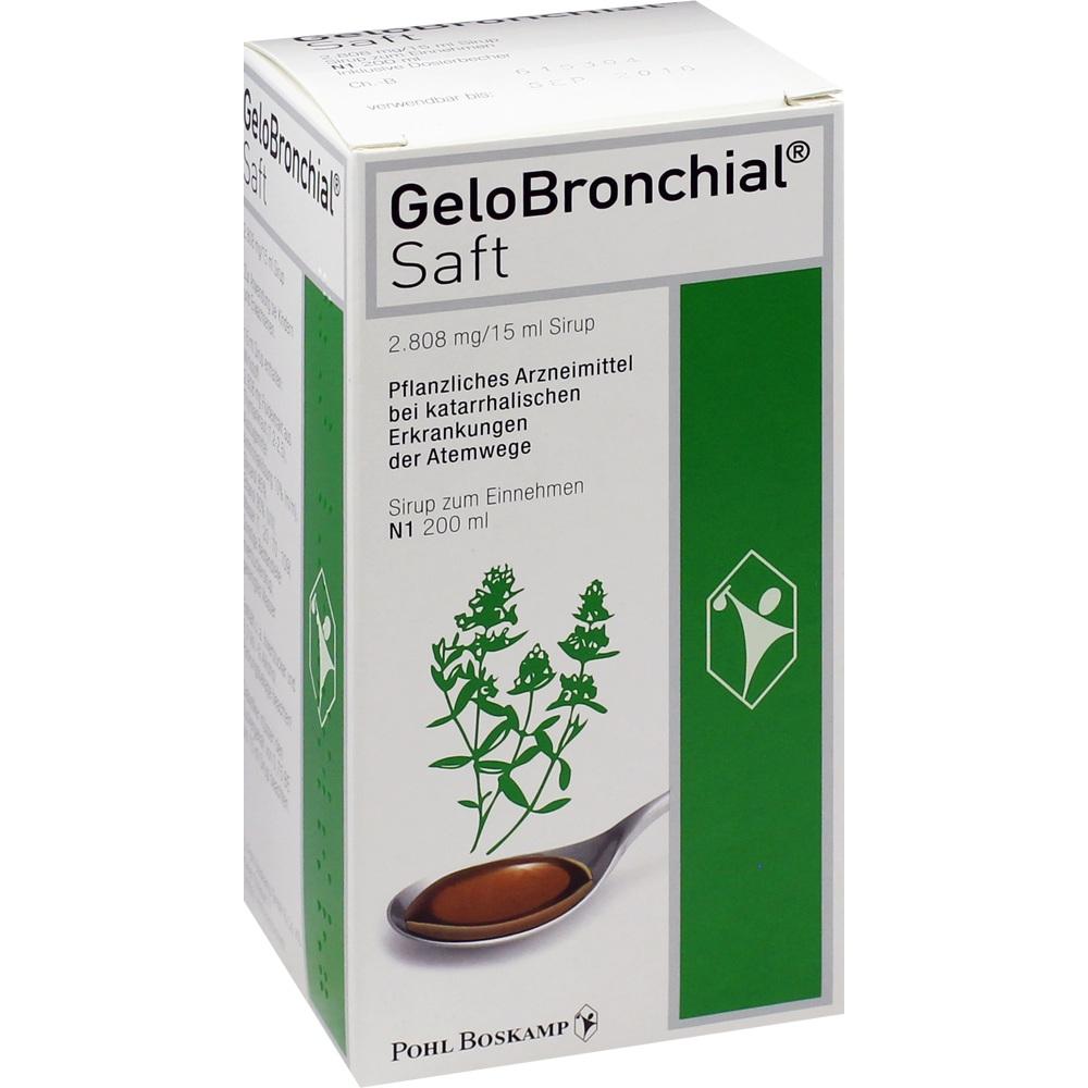 GeloBronchial pflanzlicher Hustensaft 200 ml 200 ml Saft