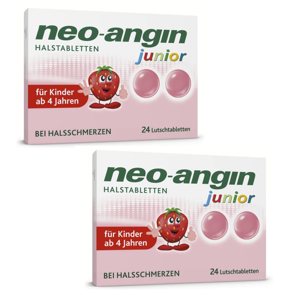 neo-angin Junior Halstabletten Doppelpack 2X24 St Lutschtabletten