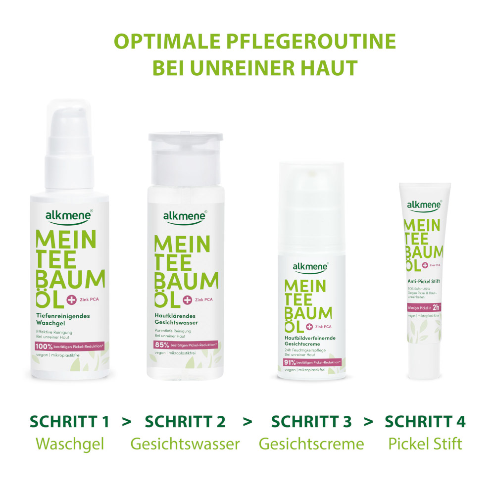 alkmene MEIN TEEBAUMÖL Tiefenreinigendes Waschgel 150 ml Gel