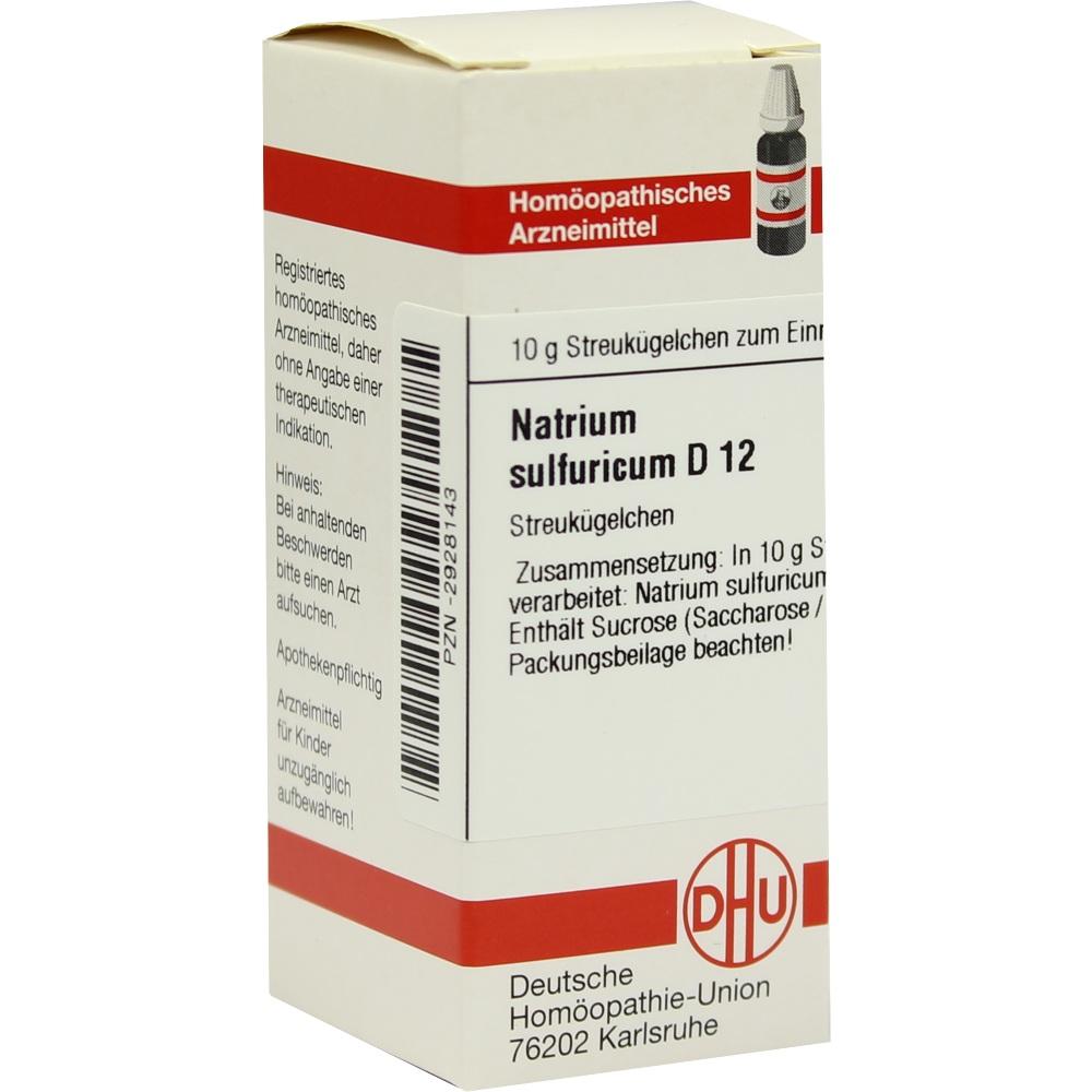 NATRIUM SULFURICUM D 12 Globuli 10 g Globuli