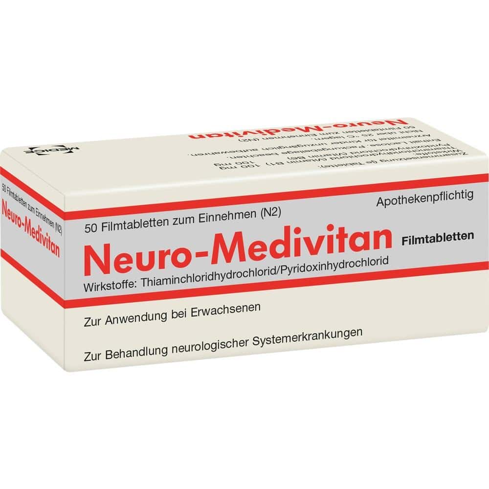 Neuro-Medivitan bei neurologischen Erkrankungen  50 St Filmtabletten