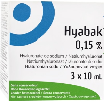HYABAK Augentropfen 3X10 ml Augentropfen