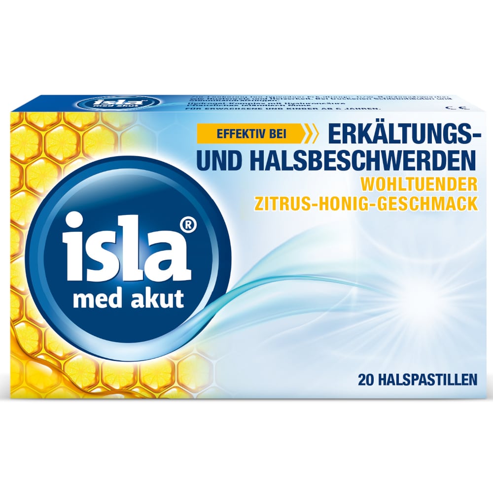 isla med akut Zitrus-Honig 20 St Pastillen
