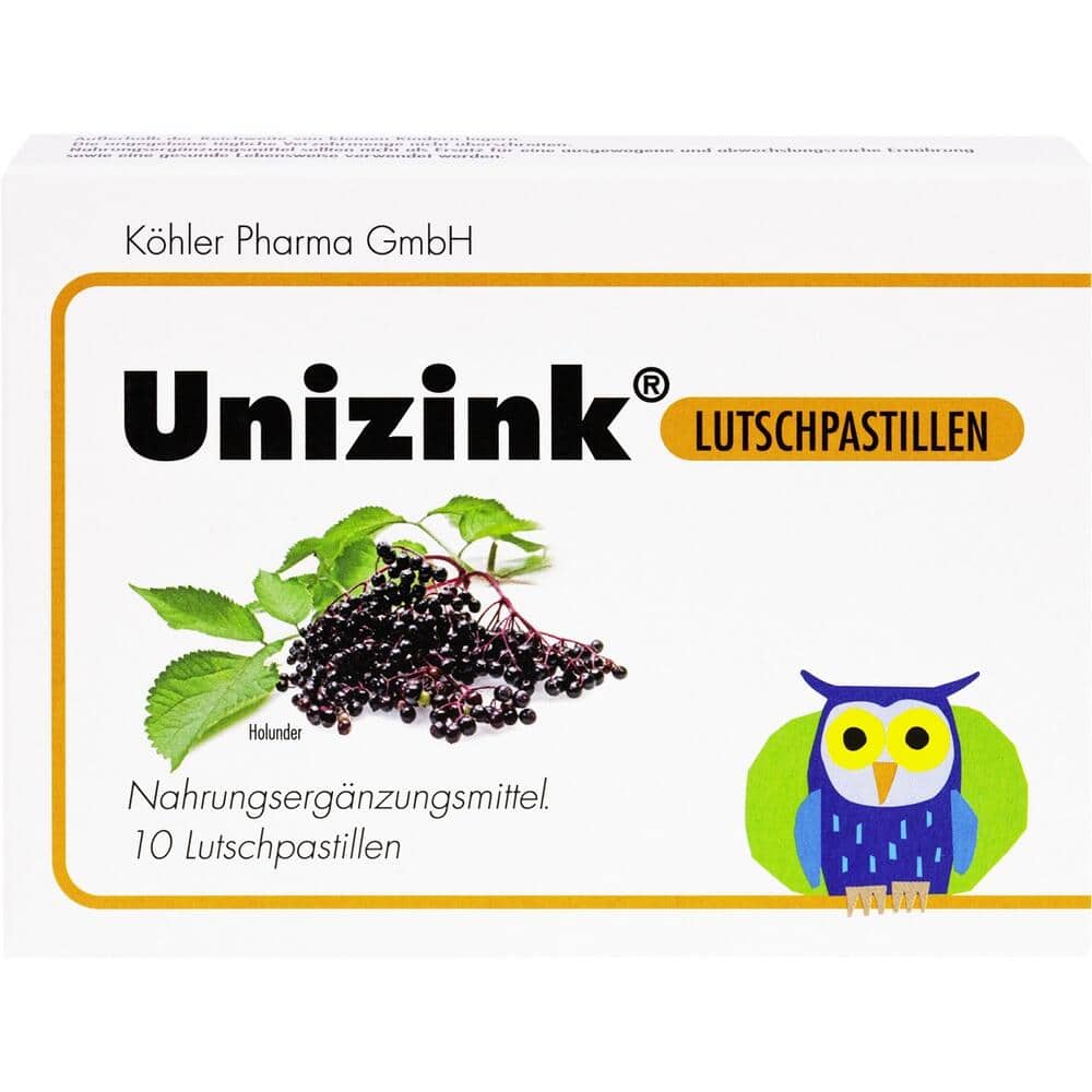 Unizink Lutschpastillen 10 St Pastillen