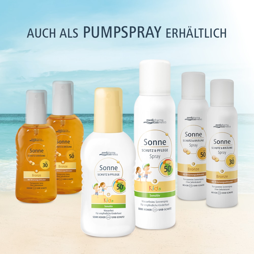 medipharma cosmetics Sonne SCHUTZ & PFLEGE Kids LSF 50+ Aerosol-Spray 150 ml Spray