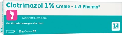 Clotrimazol 1% Creme-1A Pharma 50 g Creme