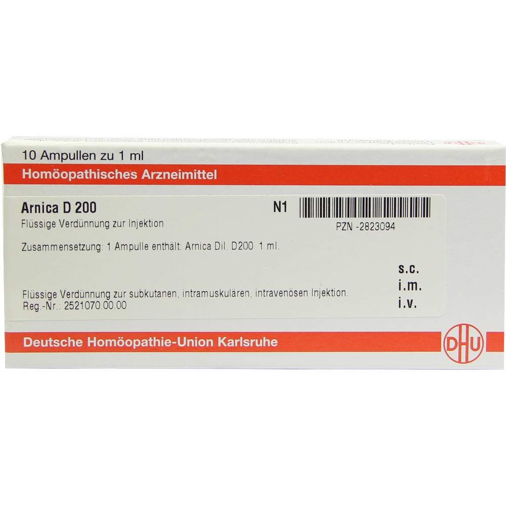 ARNICA D 200 Ampullen 10X1 ml Ampullen