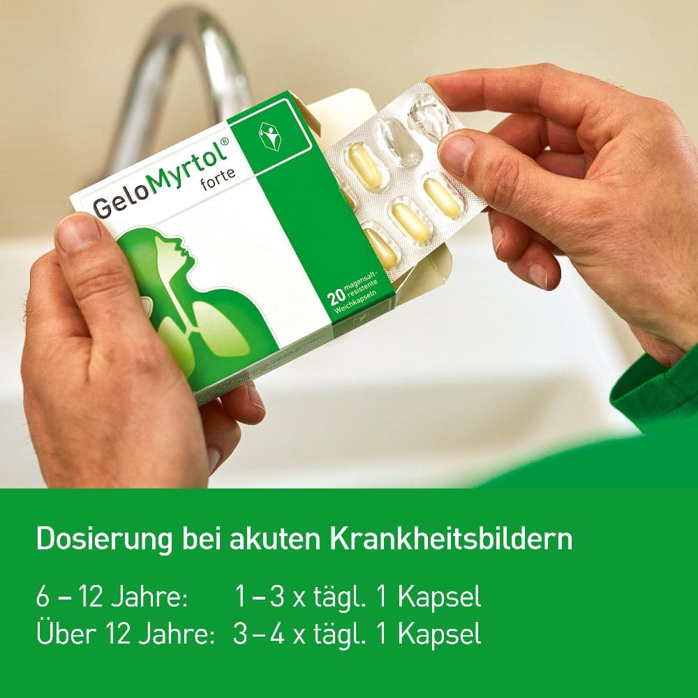 GeloMyrtol forte  20 St Magensaftresistente Weichkapseln