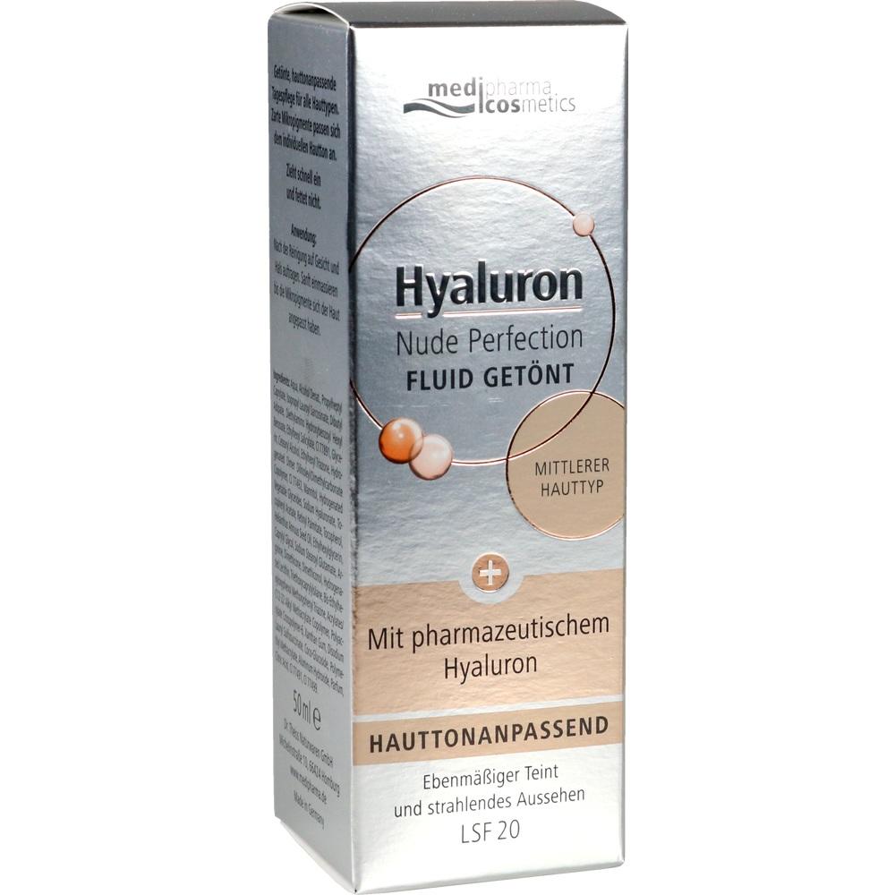 Hyaluron Nude Perfection FLUID GETÖNT LSF 20 Mittlerer Hauttyp 50 ml Creme